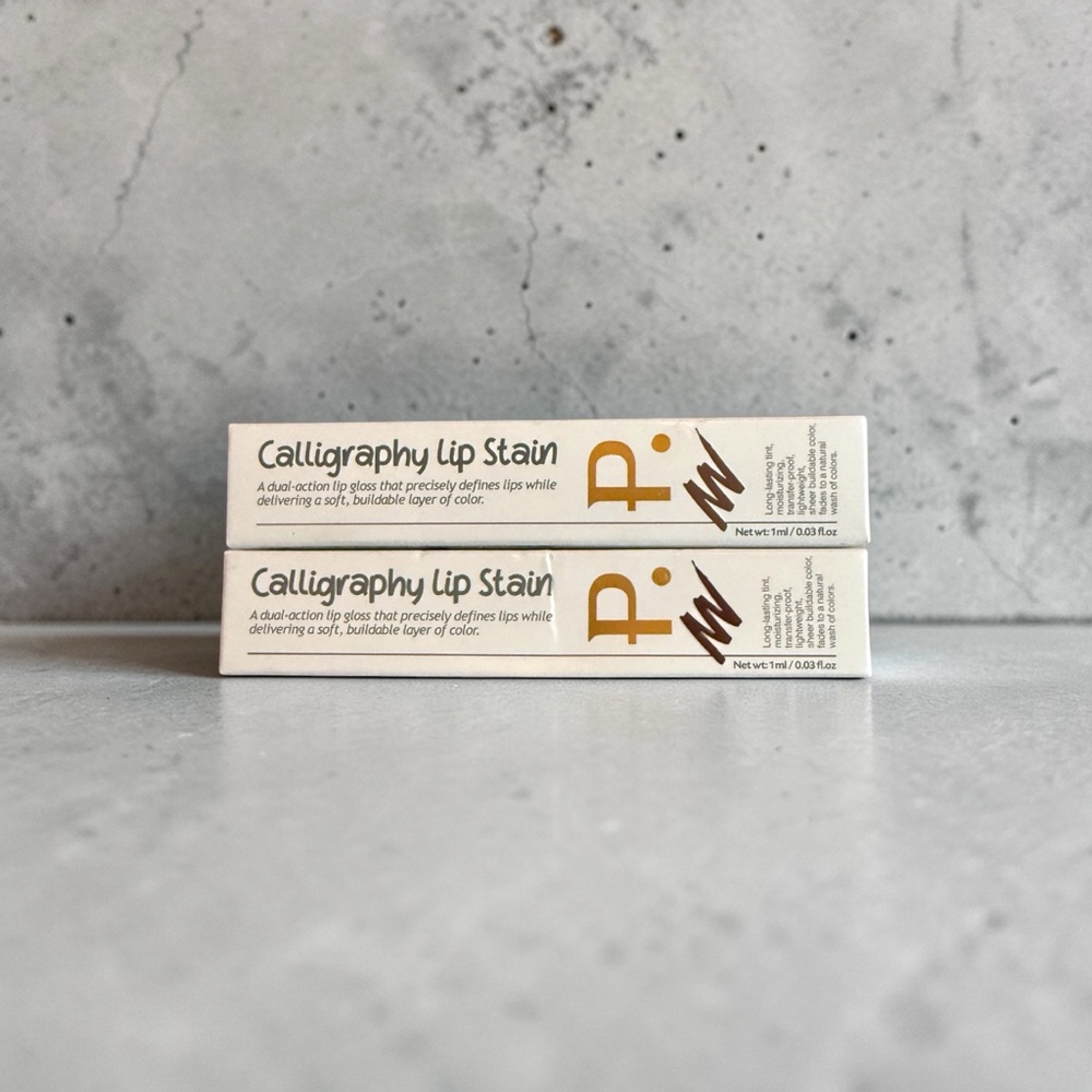 2 Calligraphy Lip Stains